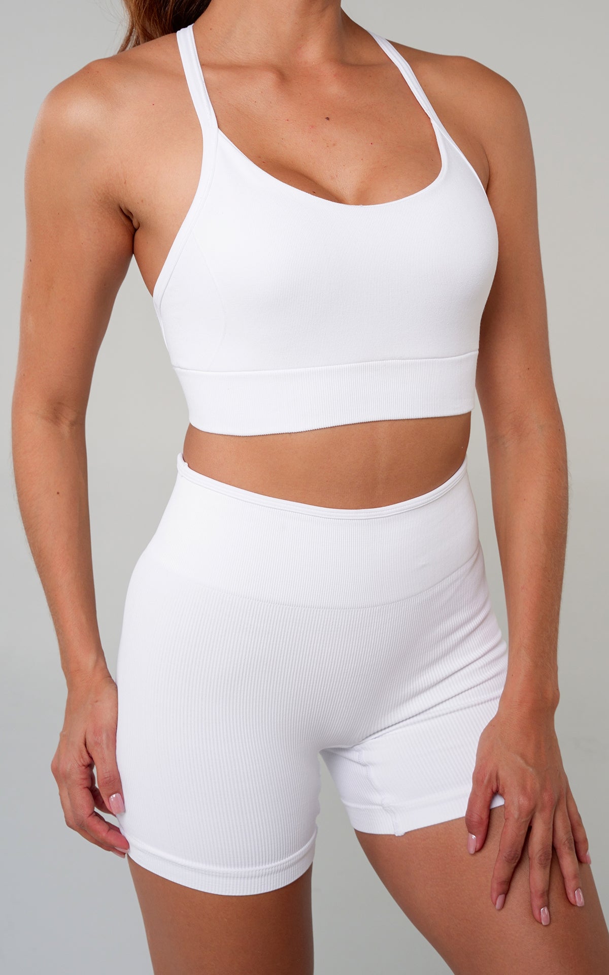 SHORT POP BLANCO SESGO BLANCO 3
