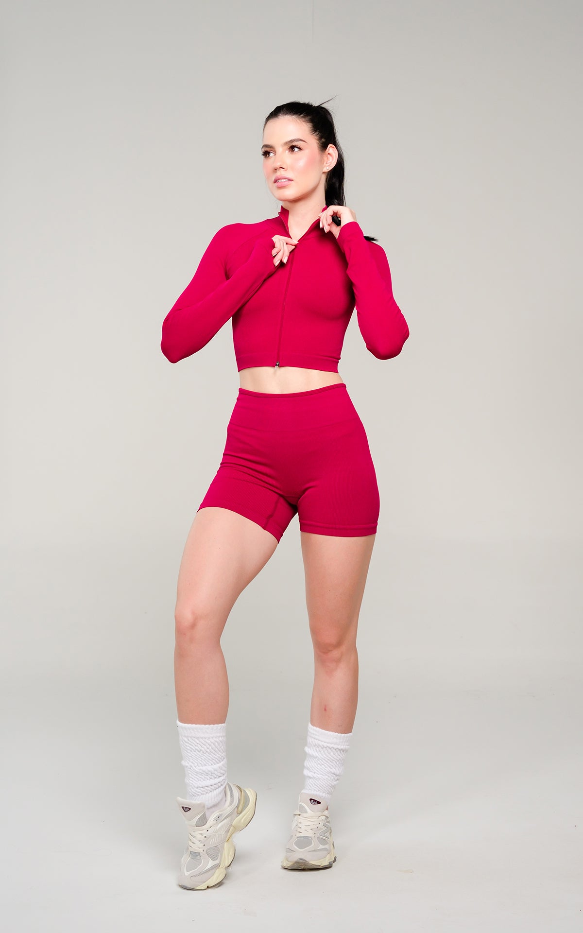 SHORT POP ROJO