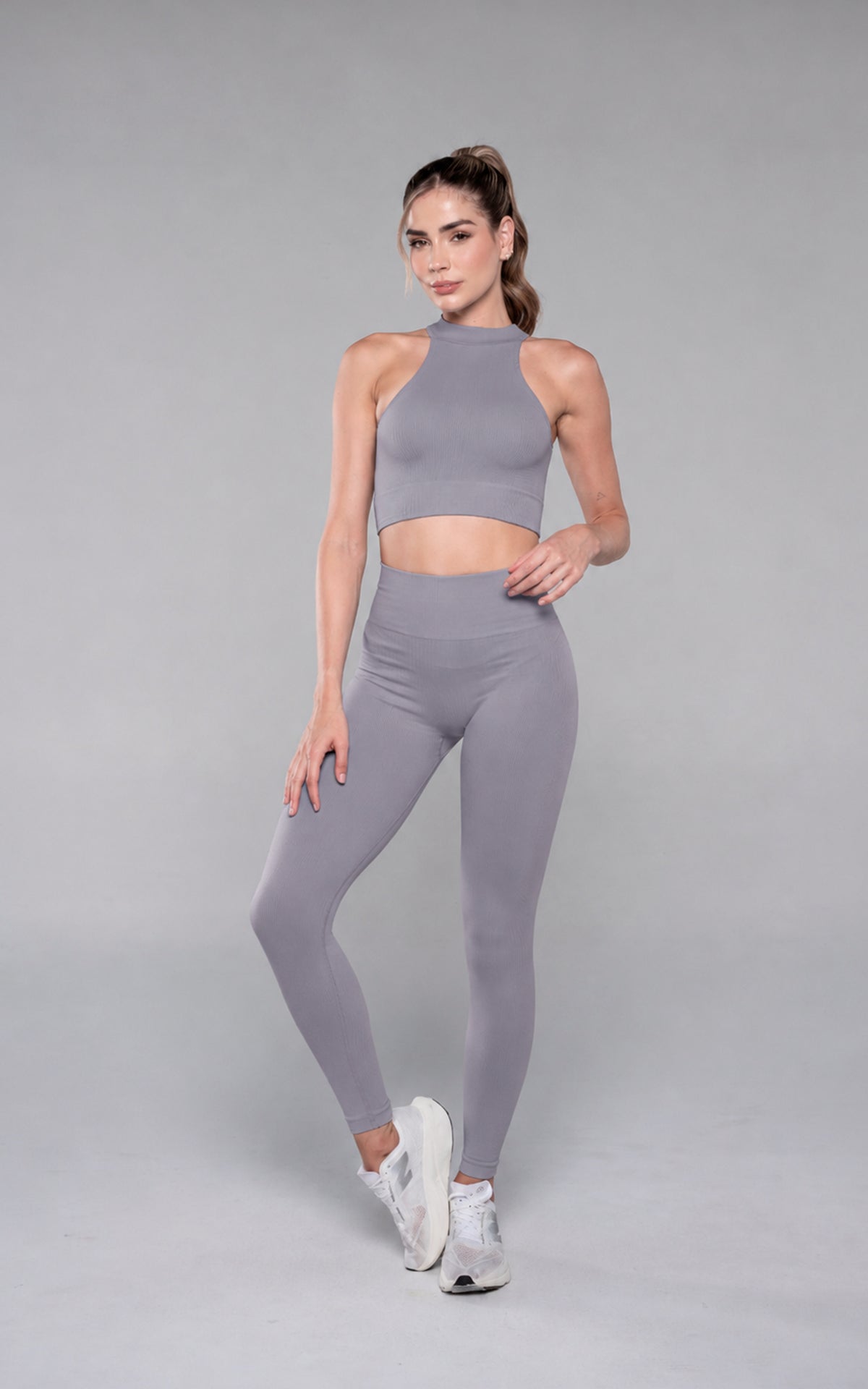 LEGGINGS MILLIE CON RUCHING