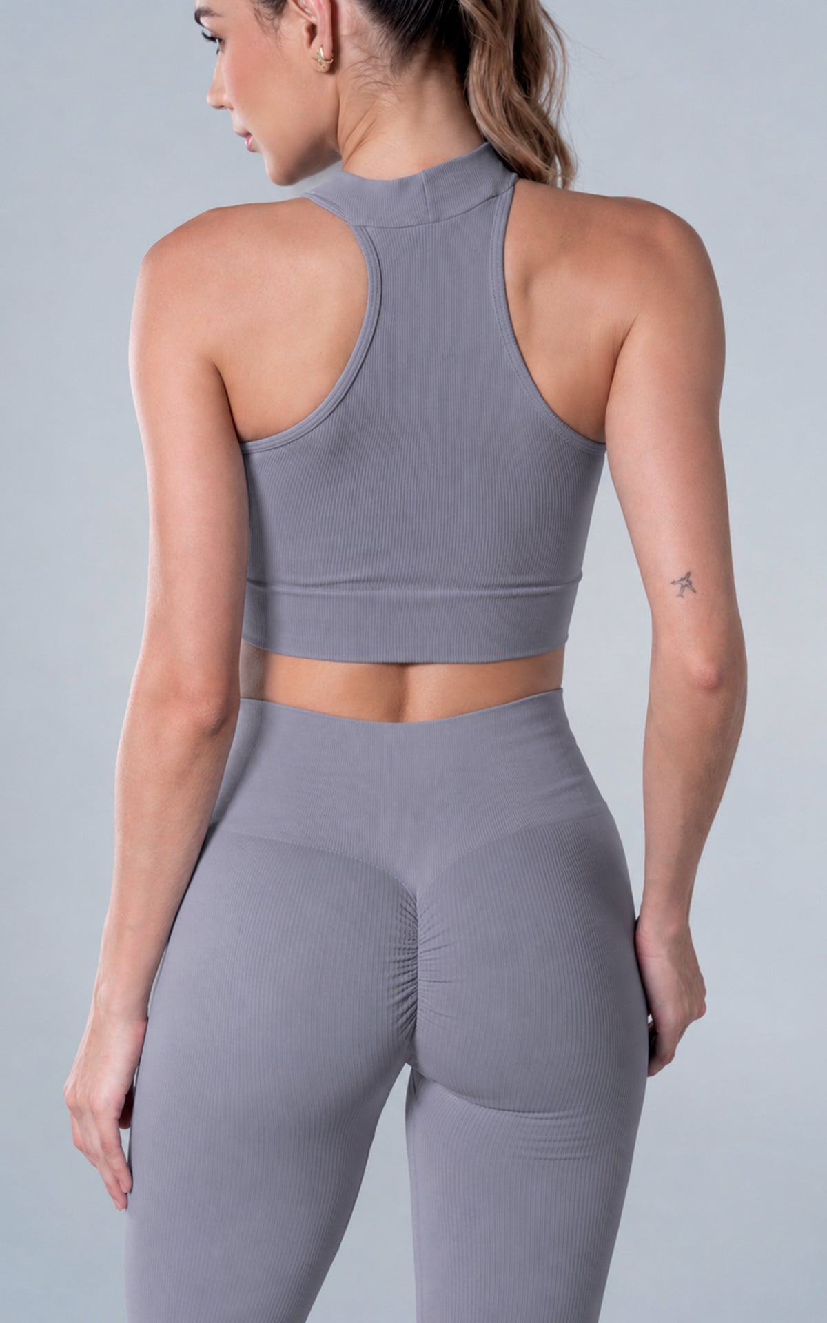 LEGGINGS MILLIE CON RUCHING