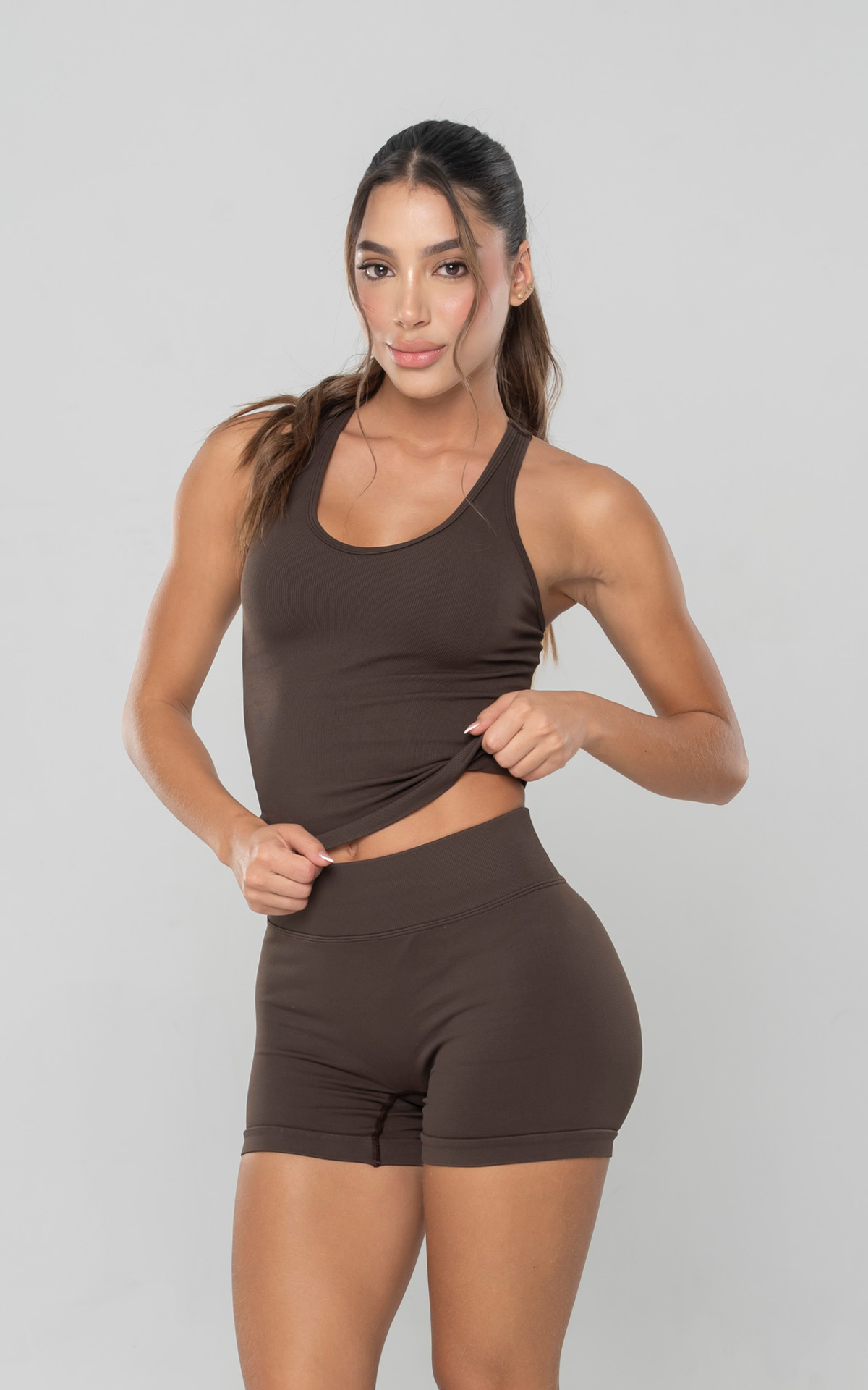 MINI SHORT LIDA CON RUCHING EXPRESO